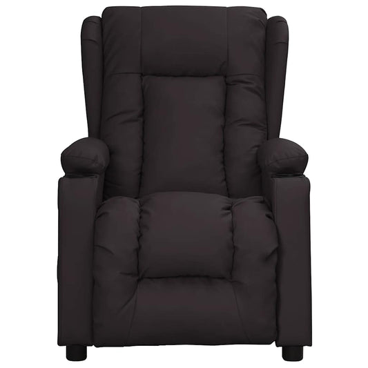 Massagesessel Schwarz Kunstleder