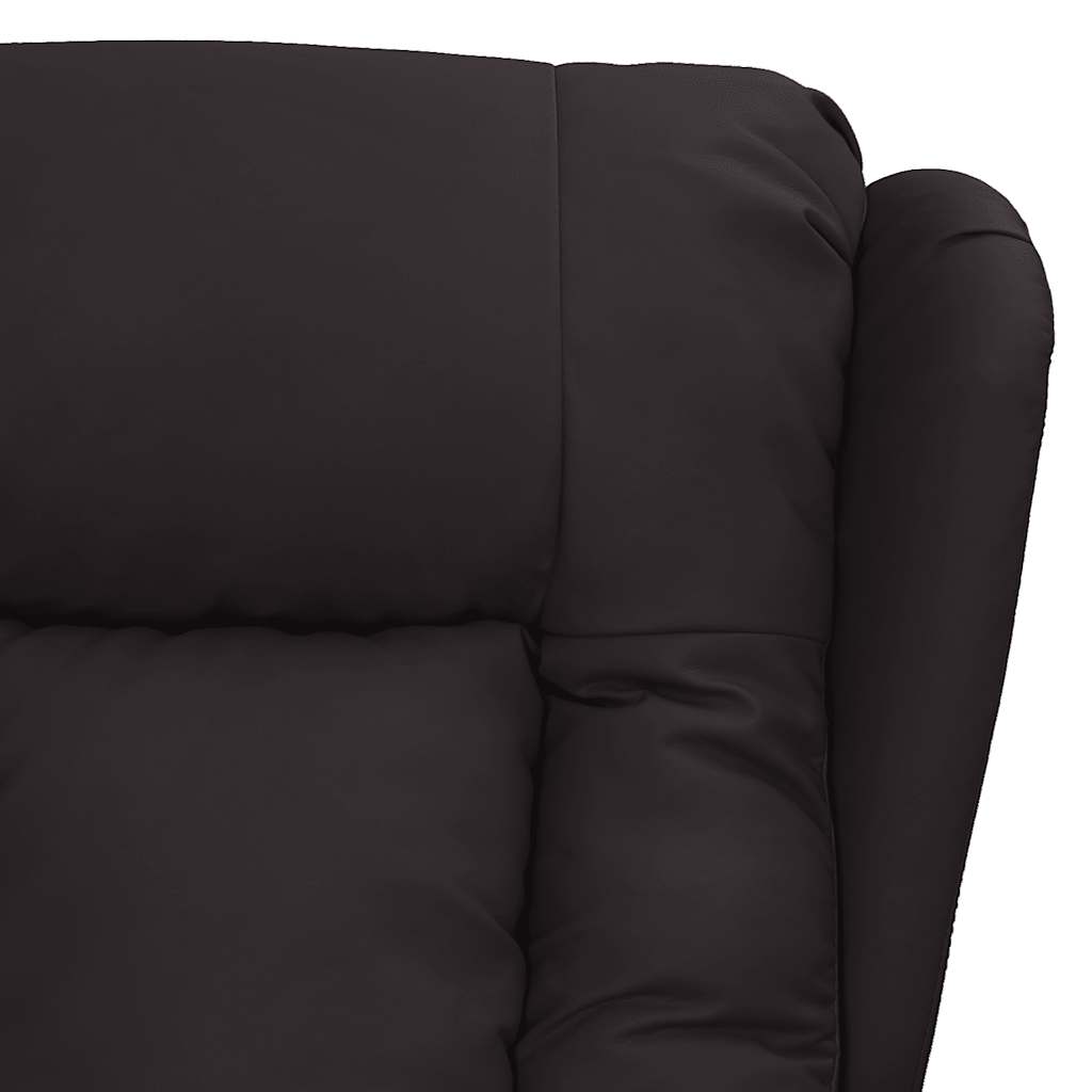 Massagesessel Schwarz Kunstleder