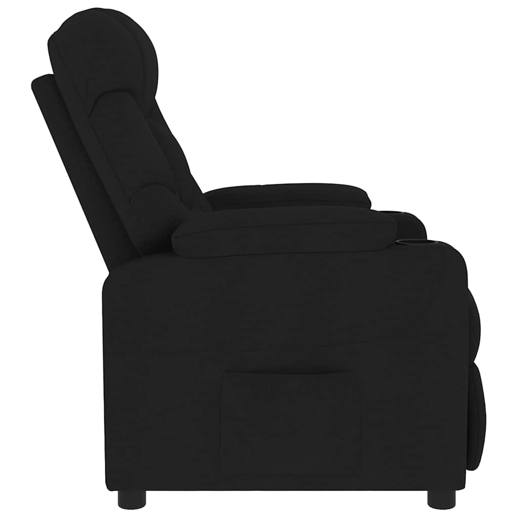 Massagesessel Schwarz Stoff