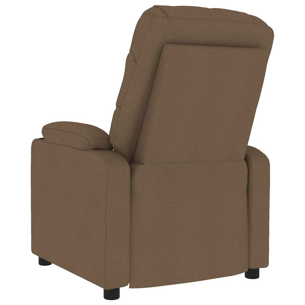 Massagesessel Braun Stoff