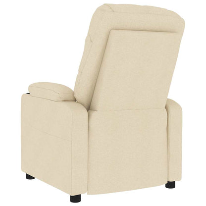 Massagesessel Creme Stoff