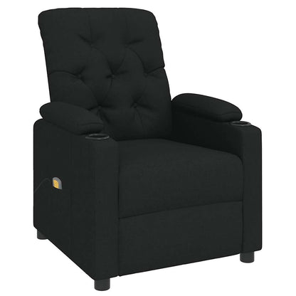 Massagesessel Schwarz Stoff