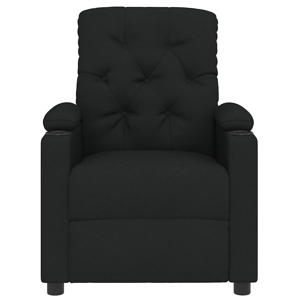 Massagesessel Schwarz Stoff