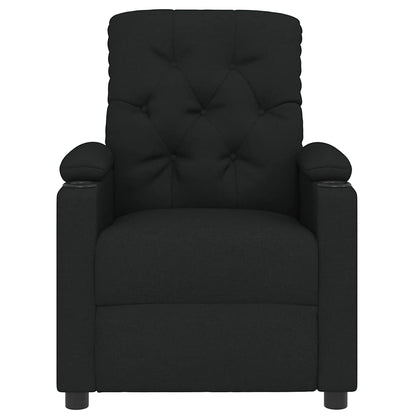Massagesessel Schwarz Stoff