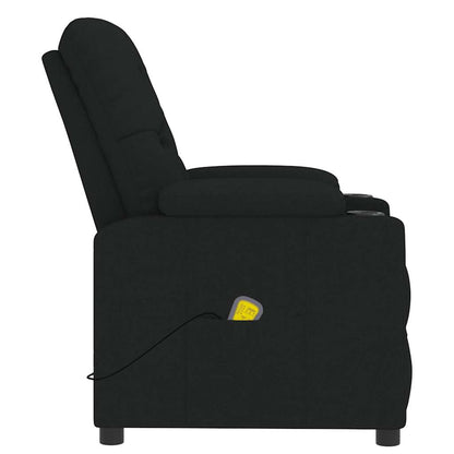 Massagesessel Schwarz Stoff