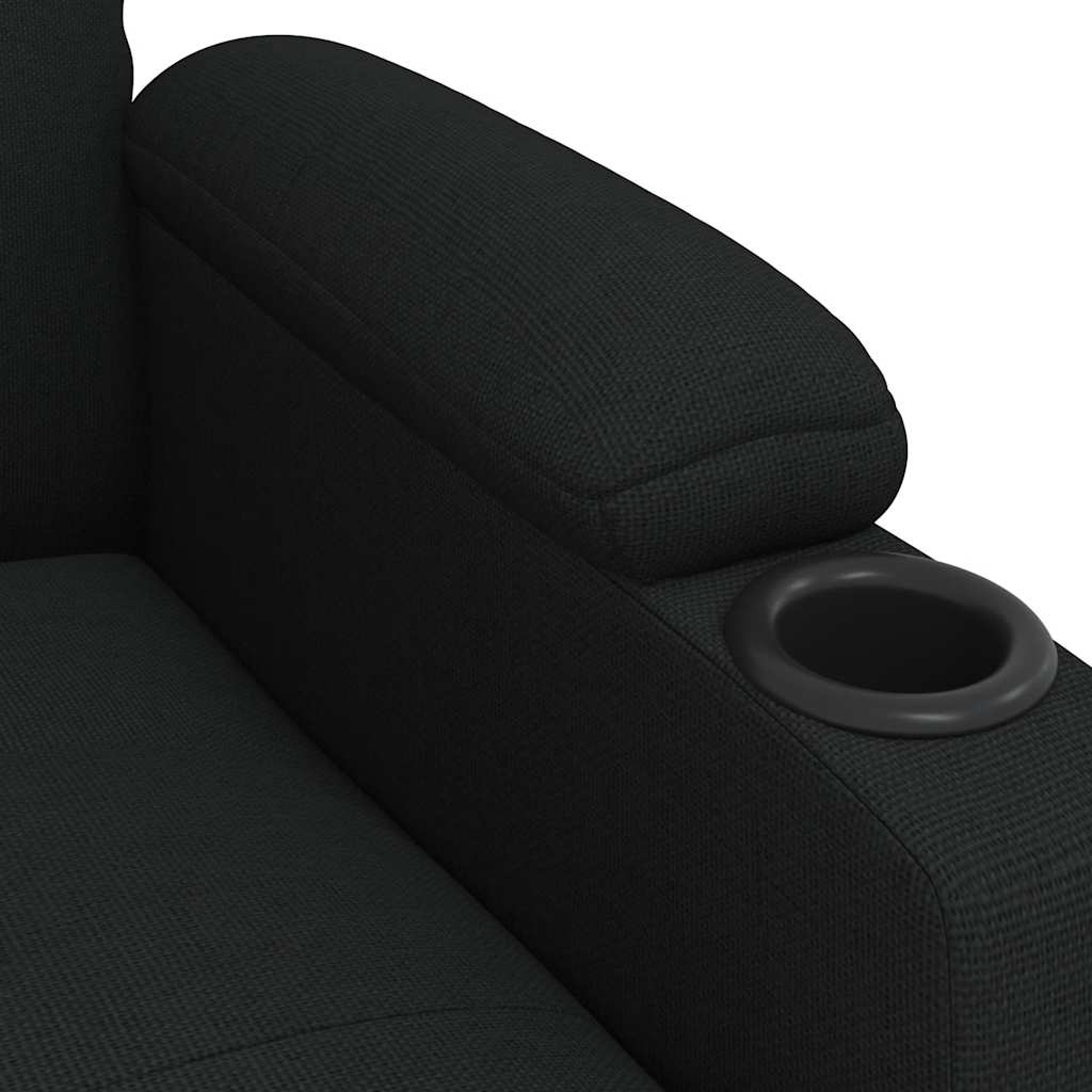 Massagesessel Schwarz Stoff