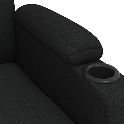 Massagesessel Schwarz Stoff