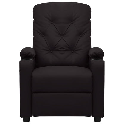 Massagesessel Schwarz Kunstleder