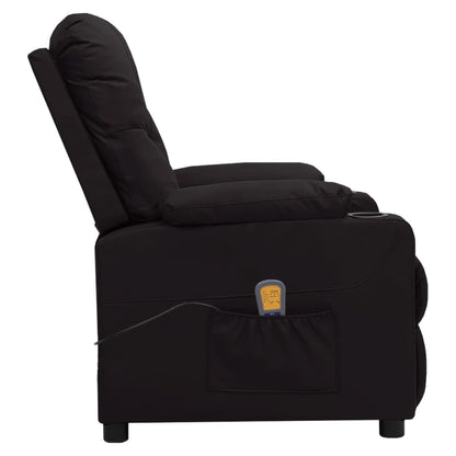 Massagesessel Schwarz Kunstleder