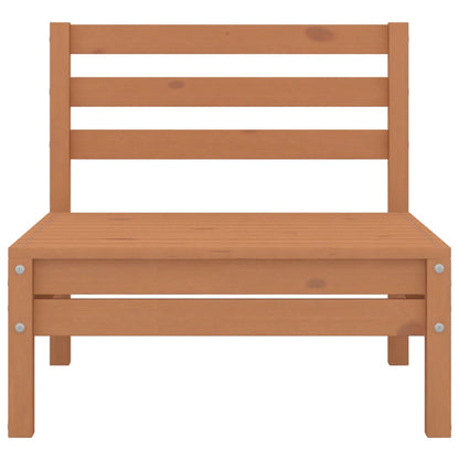 4-tlg. Garten-Lounge-Set Honigbraun Massivholz Kiefer