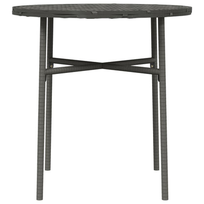 Beistelltisch Grau 45 cm Poly Rattan