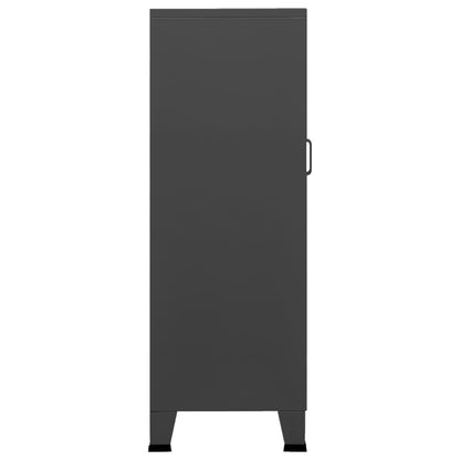 Lagerschrank Industrial Anthrazit 70x40x115 cm Metall