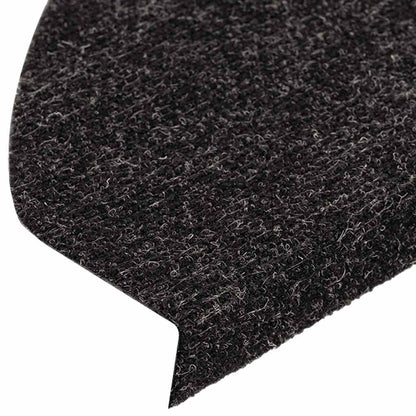 Stufenmatten Selbstklebend 15 Stk. 56x17x3 cm Schwarz