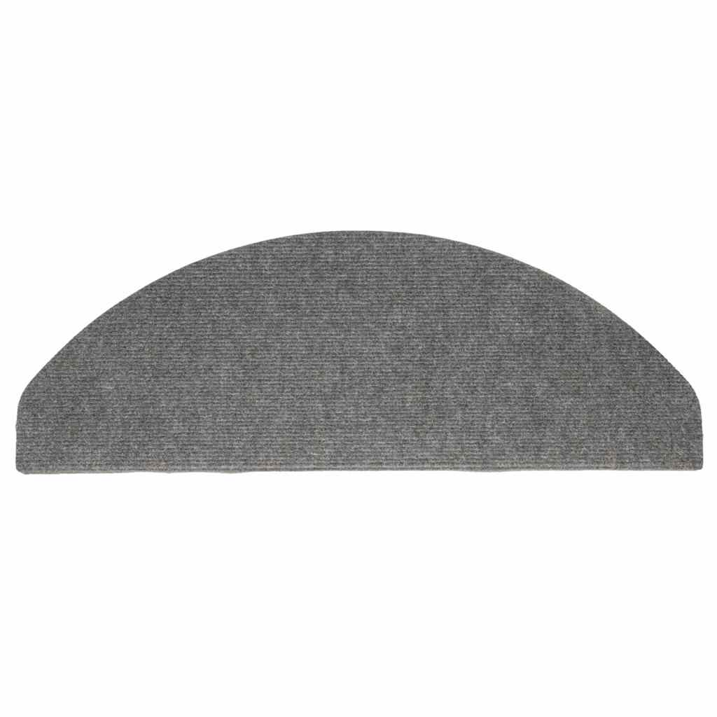 Stufenmatten Selbstklebend 15 Stk. 65x22,5x3,5 cm Grau