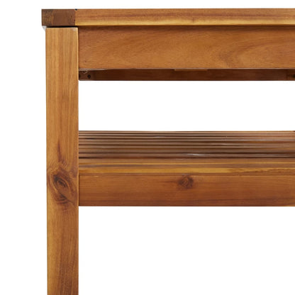 8-tlg. Garten-Lounge-Set mit Auflage Massivholz Akazie