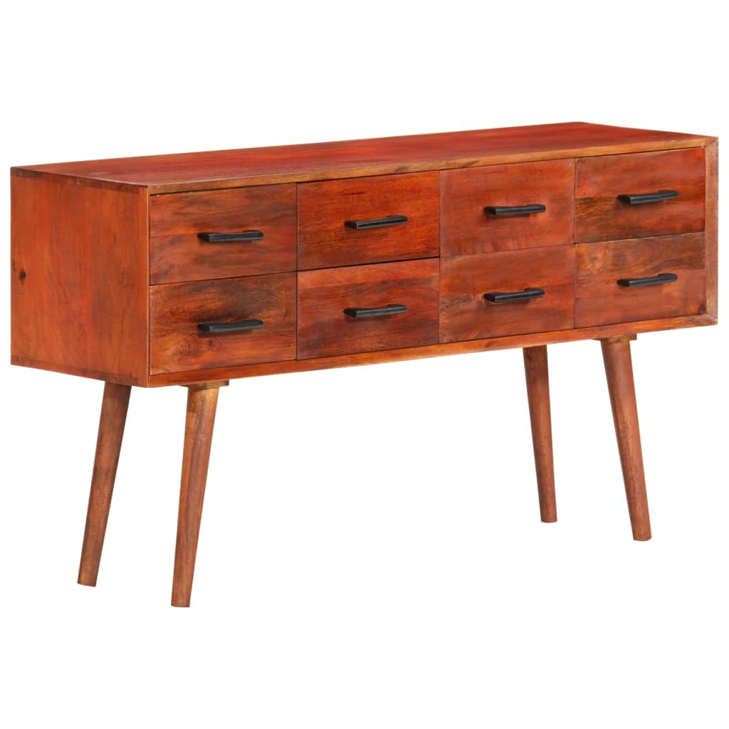 Sideboard 110x30x59 cm Massivholz Mango