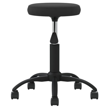 Massagehocker Samt Schwarz