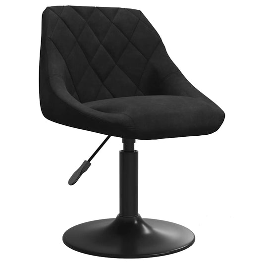 Esszimmerstuhl Schwarz Samt