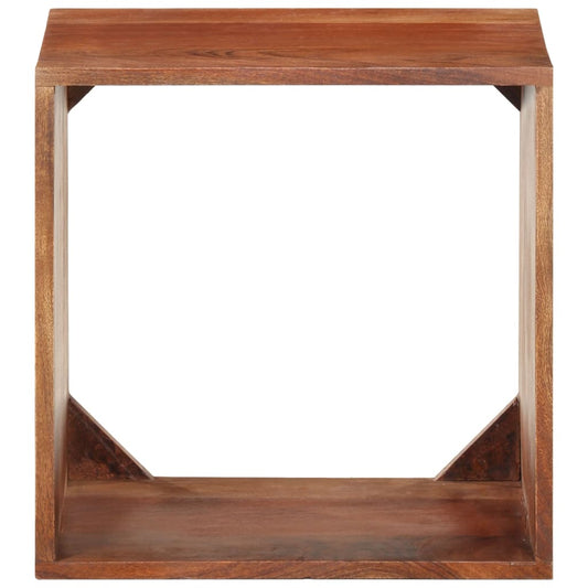 Wandregal 40x30x40 cm Massivholz Akazie