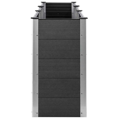 Hochbeet Grau 300x50x91 cm WPC