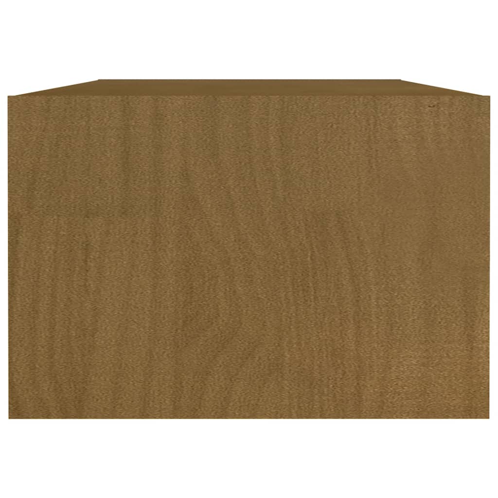 Couchtisch Honigbraun 110x50x34 cm Massivholz Kiefer