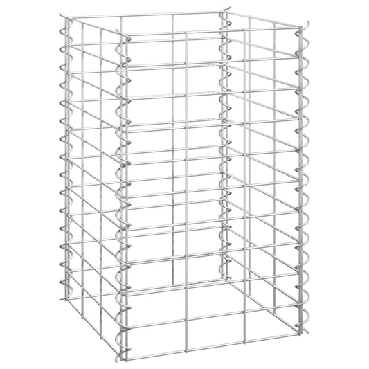 Gabionen-Hochbeete 3 Stk. 30x30x50 cm Eisen