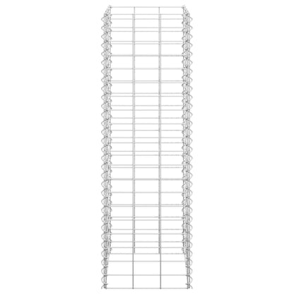 Gabionen-Hochbeete 3 Stk. 30x30x100 cm Eisen