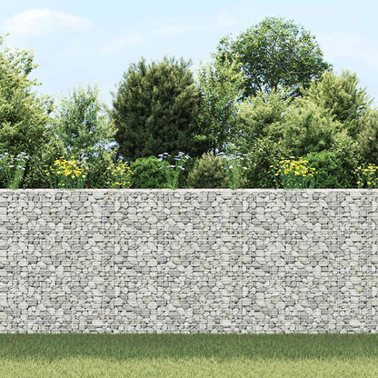 Gabionen-Hochbeete 3 Stk. 30x30x150 cm Eisen