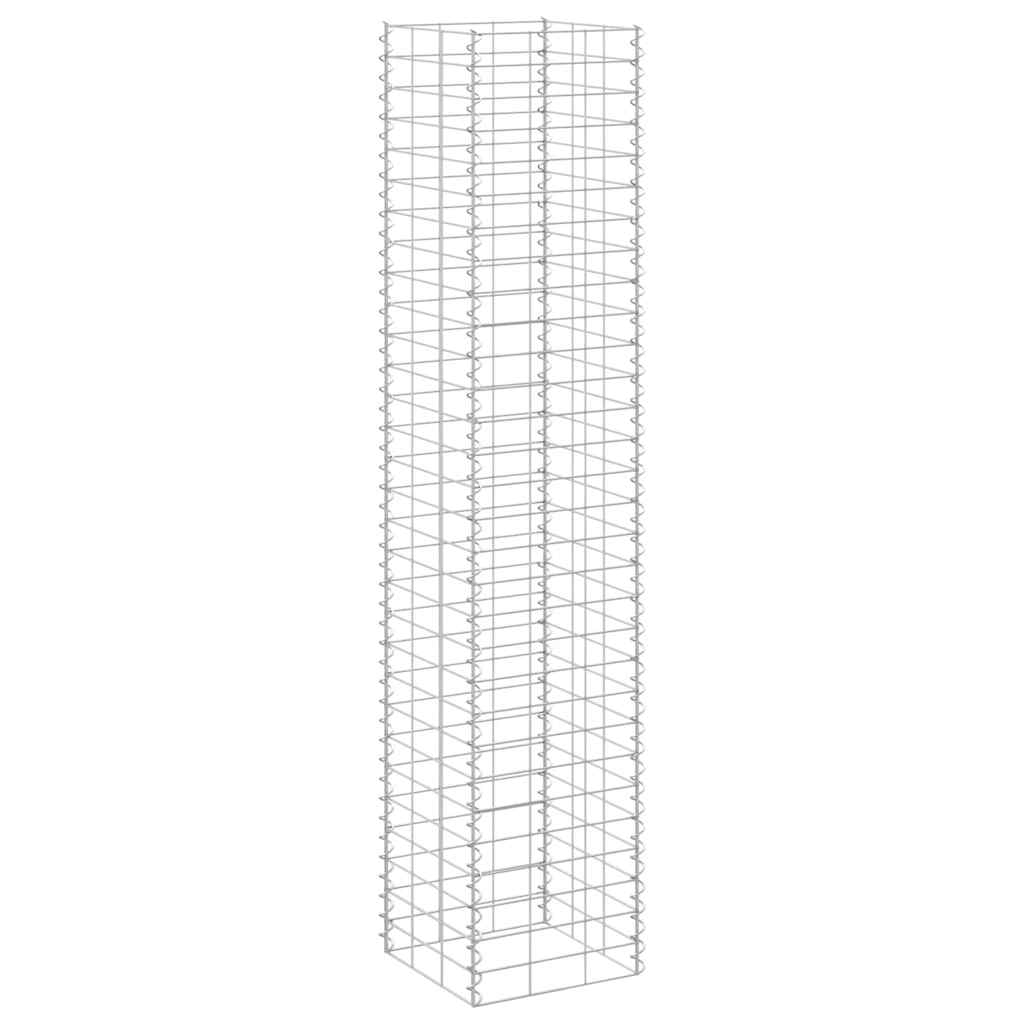 Gabionen-Hochbeete 3 Stk. 30x30x150 cm Eisen