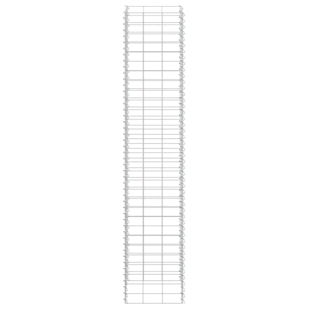 Gabionen-Hochbeete 3 Stk. 30x30x150 cm Eisen
