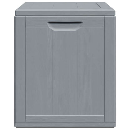 Garten-Aufbewahrungsbox 90 L Grau PP-Holzoptik