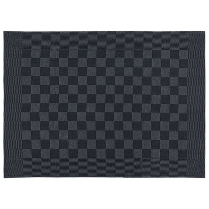50-tlg. Handtuch-Set Schwarz und Grau Baumwolle