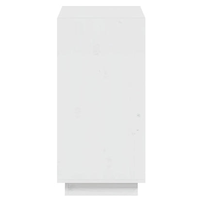 Bücherregal Weiß 60x35x71 cm Massivholz Kiefer