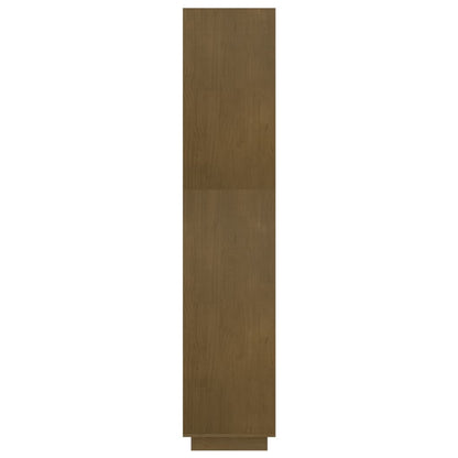 Bücherregal/Raumteiler Honigbraun 80x35x167 Massivholz Kiefer