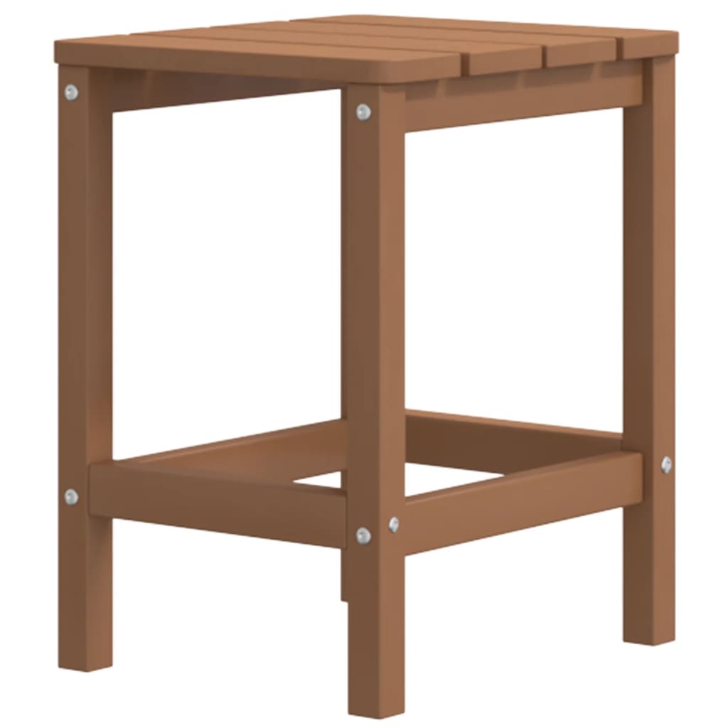 Adirondack Havebord Brun 38x38x46 cm HDPE