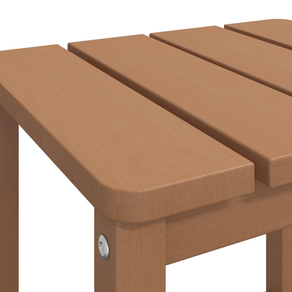 Adirondack Havebord Brun 38x38x46 cm HDPE