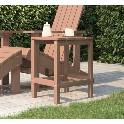 Adirondack Havebord Brun 38x38x46 cm HDPE