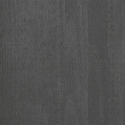 Nachttische HAMAR 2 Stk. Dunkelgrau 40x35x44,5 cm Massivholz