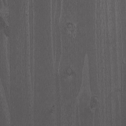 Nachttische HAMAR 2 Stk. Hellgrau 40x35x62 cm Massivholz