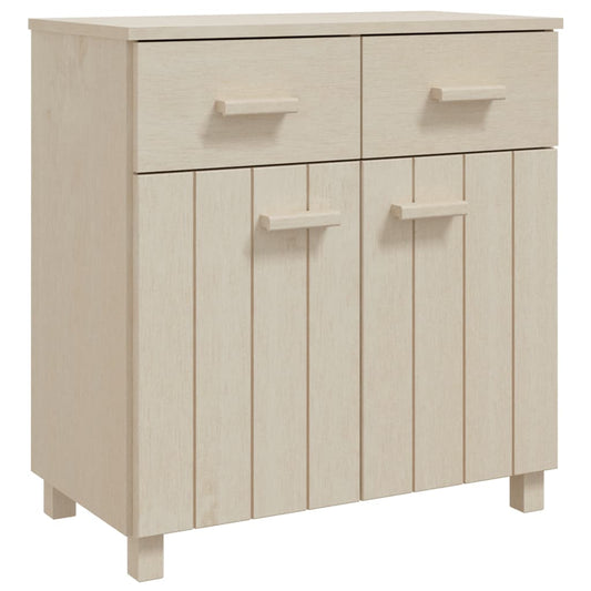 Skænk HAMAR honningbrun 79x40x80 cm massiv fyrretræ