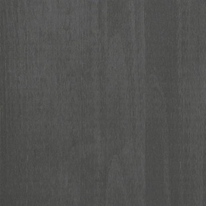 Sideboard HAMAR Dunkelgrau 113x40x80 cm Massivholz Kiefer