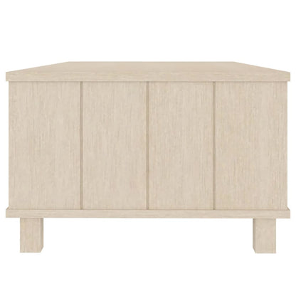 Sideboard HAMAR Honigbraun 100x55x35 cm Massivholz Kiefer