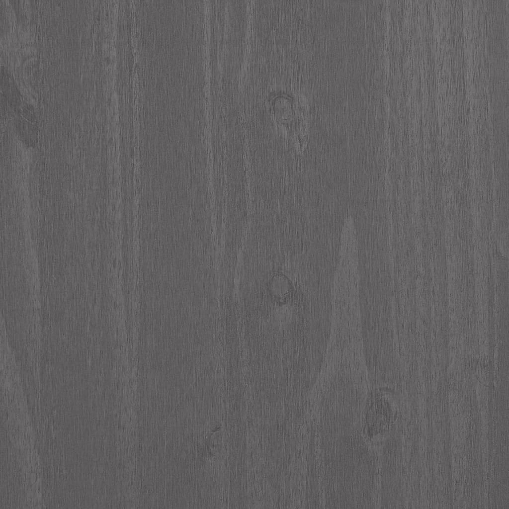 Couchtisch HAMAR Hellgrau 100x55x35 cm Massivholz Kiefer