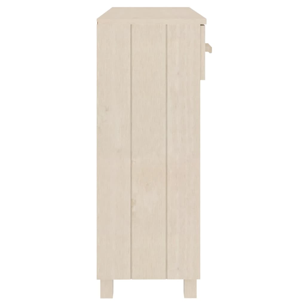 Konsolbord HAMAR honningbrun 90x35x90 cm massiv fyrretræ