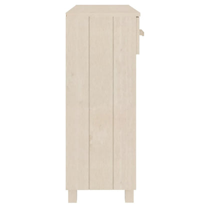 Konsolbord HAMAR honningbrun 90x35x90 cm massiv fyrretræ