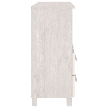 Skænk HAMAR Hvid 85x35x80 cm Massiv Fyr