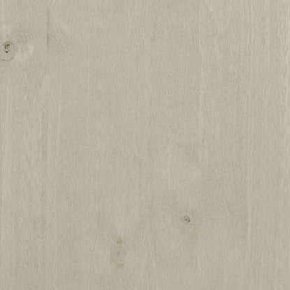 Skænk HAMAR Hvid 85x35x80 cm Massiv Fyr