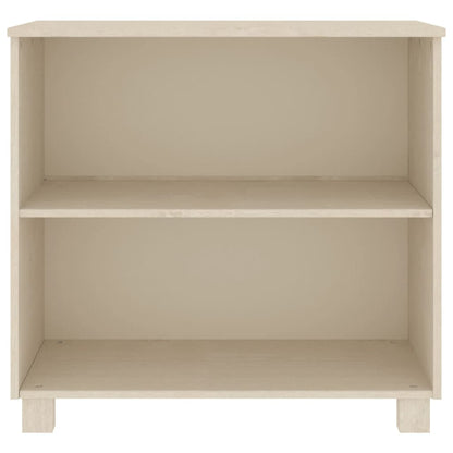 Sideboard HAMAR Honigbraun 85x35x80 cm Massivholz Kiefer