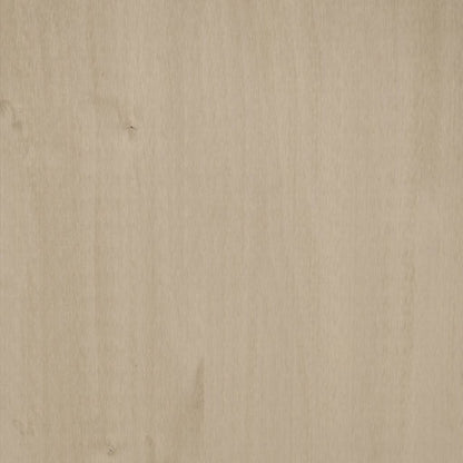 Sideboard HAMAR Honigbraun 85x35x80 cm Massivholz Kiefer