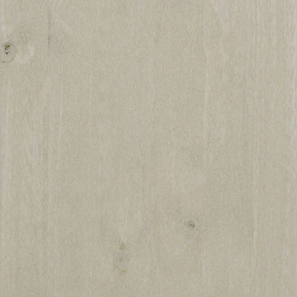 Sideboard HAMAR Weiß 85x35x80 cm Massivholz Kiefer